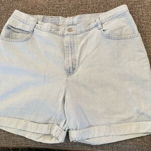 Riders by Lee Light Blue Jean Shorts